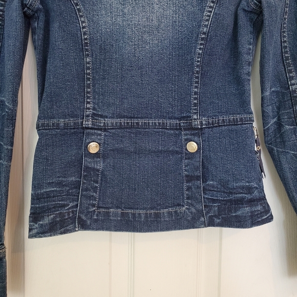 Fubu The Collection Blazer Style Denim Jacket - Picture 11 of 16